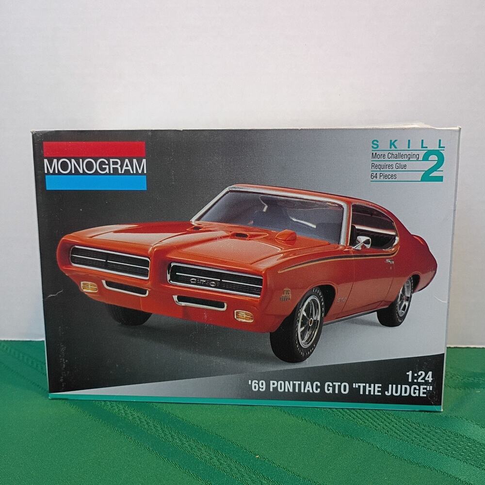 Monogram Model Kit '69 Pontiac GTO "The Judge" 1:24 Scale Opened